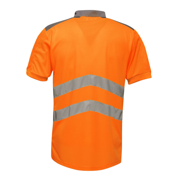 Regatta Herre Tactical Hi Vis poloskjorte XL oransje/grå XL