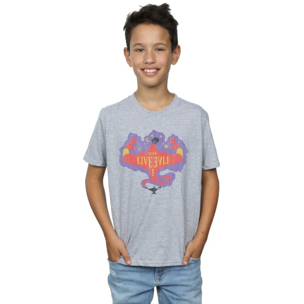 Disney Boys The Descendants Genie Long Live T-Shirt 7-8 år S Sports Grå 7-8 år