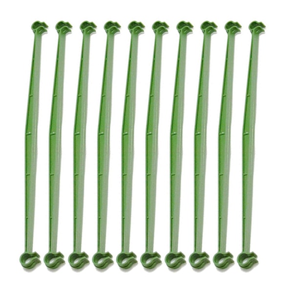 10 stk. Plantestøtteforbindelser Fleksible Robuste Rustfri Plast Koblingsstang Støtte Udvidbare Havegrøntsager Tomatbur Hegn Arm Have L