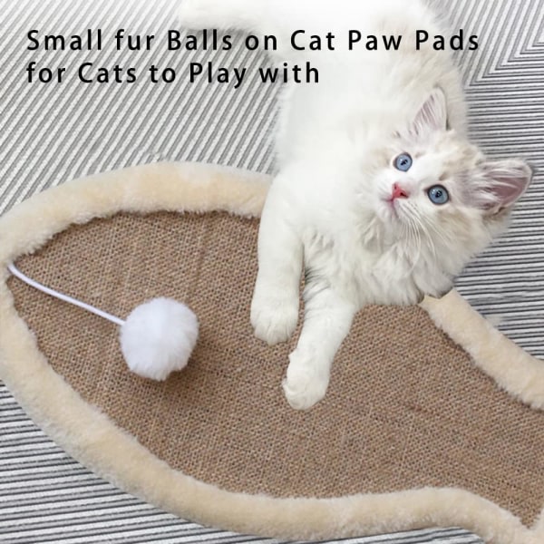 Kissan raapimismatto, kestävä sisalmatto, raapimismatto, kissan seinä, luonnollinen sisalmatto, vaakasuora kissan lattian raapimislauta