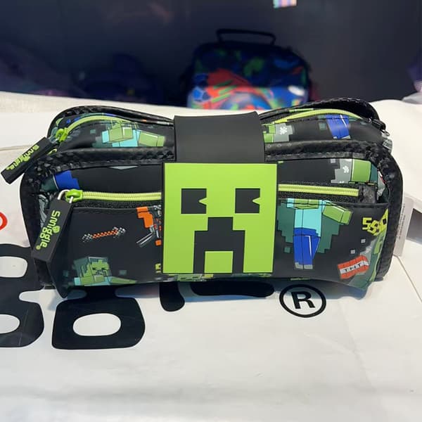 Grønt Minecraft Spænde Penalhus