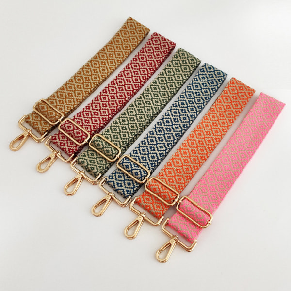 Justerbar taske strop, skulderstrop, bred Orange