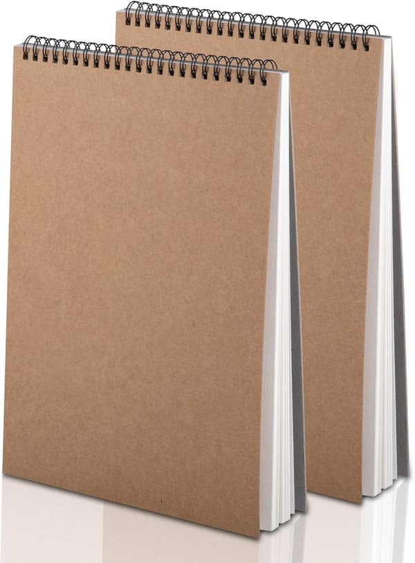 A4 Skitseblok Tegneblok med 60 Sider/ 30 Ark 160gsm Dr-FF-