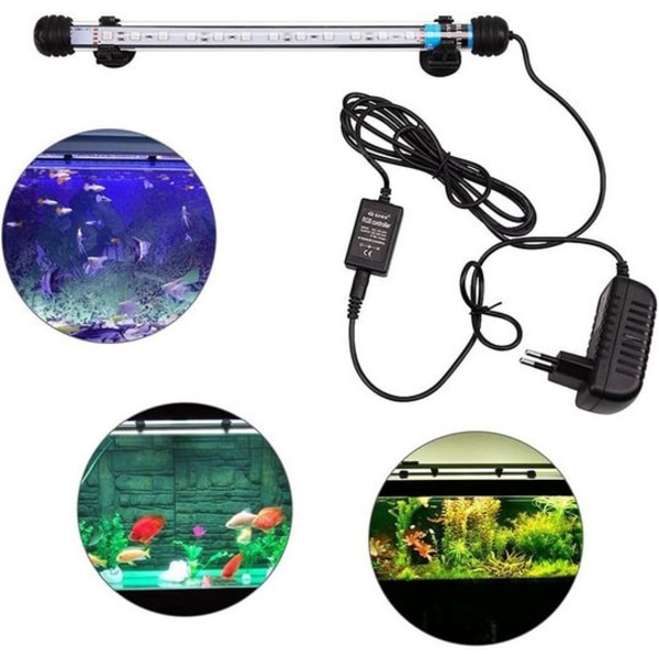 19cm LED-akvaariovalaisin vedenalainen ylävalo vedenpitävä