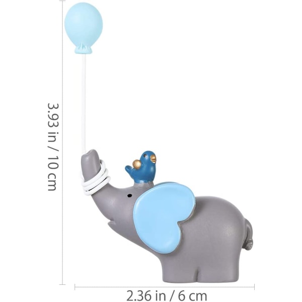 Harts elefantballonger Dekoration för bröllopstårta