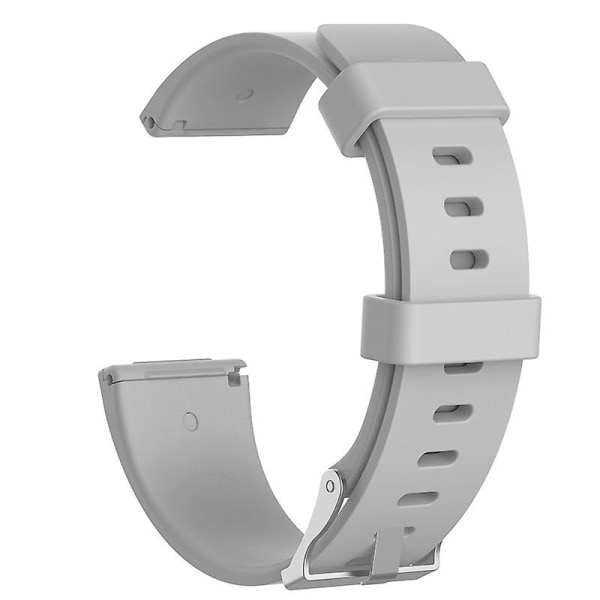 Silikon Smart Watch Band Byte av handledsrem för Fitbit Versa Lite/versa Grey L