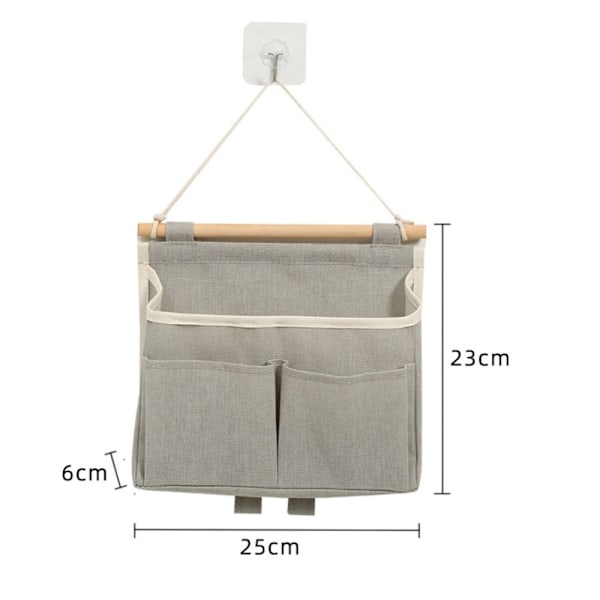 2 kpl Ripustettava Säilytysjärjestäjä Ripustettava Säilytys Ripustettavat Taskut Harmaa Grey 2 Pcs-2 Pcs