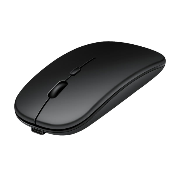 Bluetooth-mus, genopladelig trådløs mus, trådløs Bluetooth-mus til bærbar/pc/Mac/iPad pro/computer (sort)