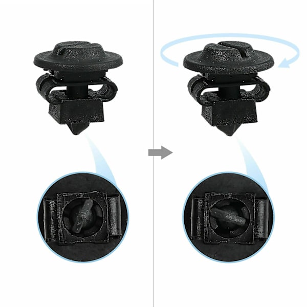 20x För Audi A4 A6 A8 Tt Undertråg Motor Under tak Fäst Cover