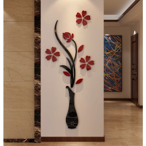 3D Vase Vægmalerier til Stue Soveværelse Sofa Baggrund Tv