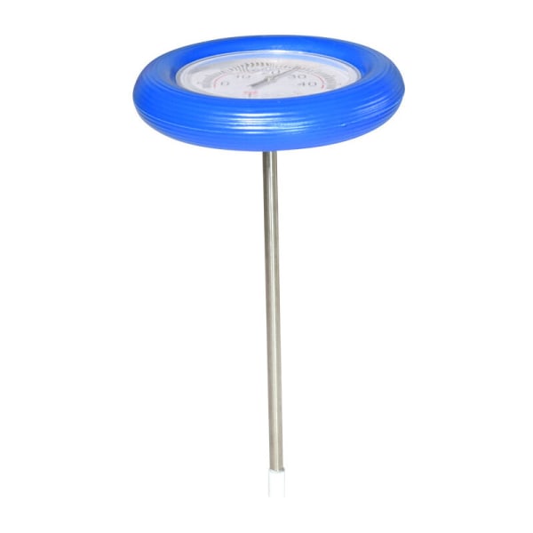 Diameter bøyetermometer for svømmebasseng 12 cm blå