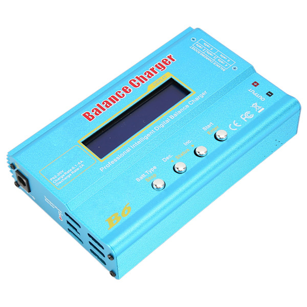 LiPo-batteribalansladdare 80W 1 till 6S LCD-display RC-batteriladdare Urladdare för NiMh NiCd Li Ion LFP SLA