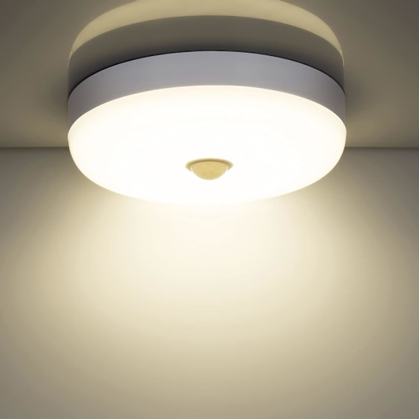 Bevægelsessensor LED-loftlampe 05W 6000K Hvidt lys Vandafvisende