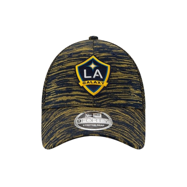 LA Galaxy Unisex Adult MLS 9Forty New Era Stretch Cap One Size Navy/Yellow One Size