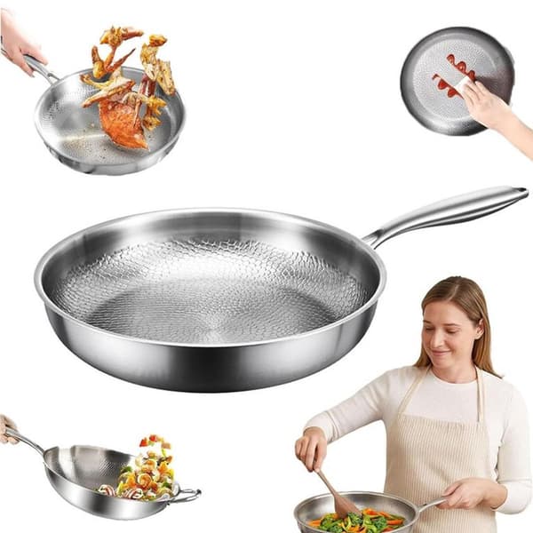 Titanium Stekepanne 100 % Non-Stick Belegg Sunn Matlaging