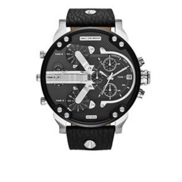 Klokke Personlighet Stor Urskive Klokke Trend Metall Quartz Klokke 7313 belt