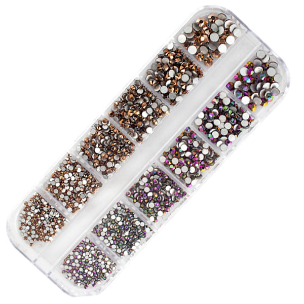 Crystal Rhinestones Nail Art Gems och Rhinestones