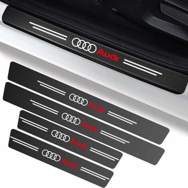 Skydd för bildörrtröskel, skyddsfilm för Audi A1 A3 Rs3 A4 A5 A6 A7 Rs7 A8 Q3 Q5 Q7 R8, dörrskydd-XF2-