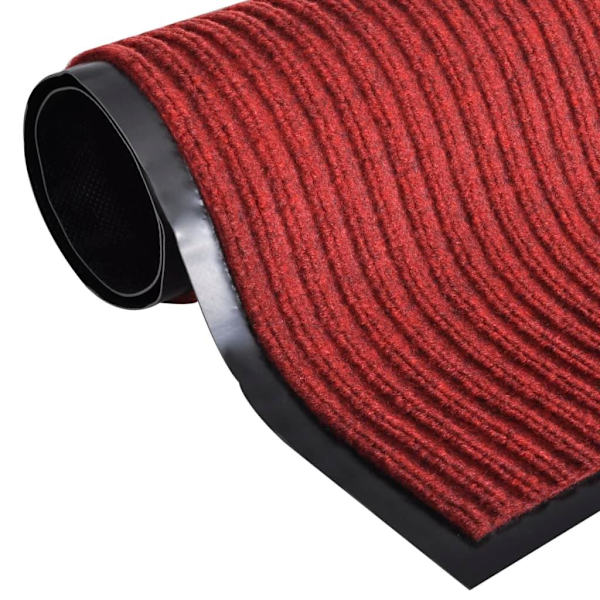 vidaXL Ovimatto PVC Punainen 90 x 120 cm-XF3-