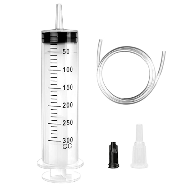 Suuri ruisku 300/350/500 ml uudelleenkäytettävä nestettä ruiskuttava ruisku