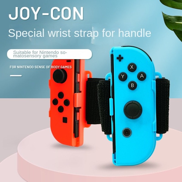 För Switch Håndledsrem Switch Dansarmband NS Joy-Con Dance Full O Light pink light green