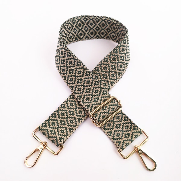 Justerbar taske strop, skulderstrop, bred Green