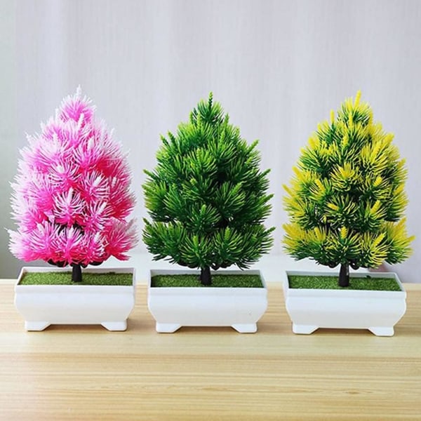 Kunstige planter i potte - Plast urtepotte - Dekoration