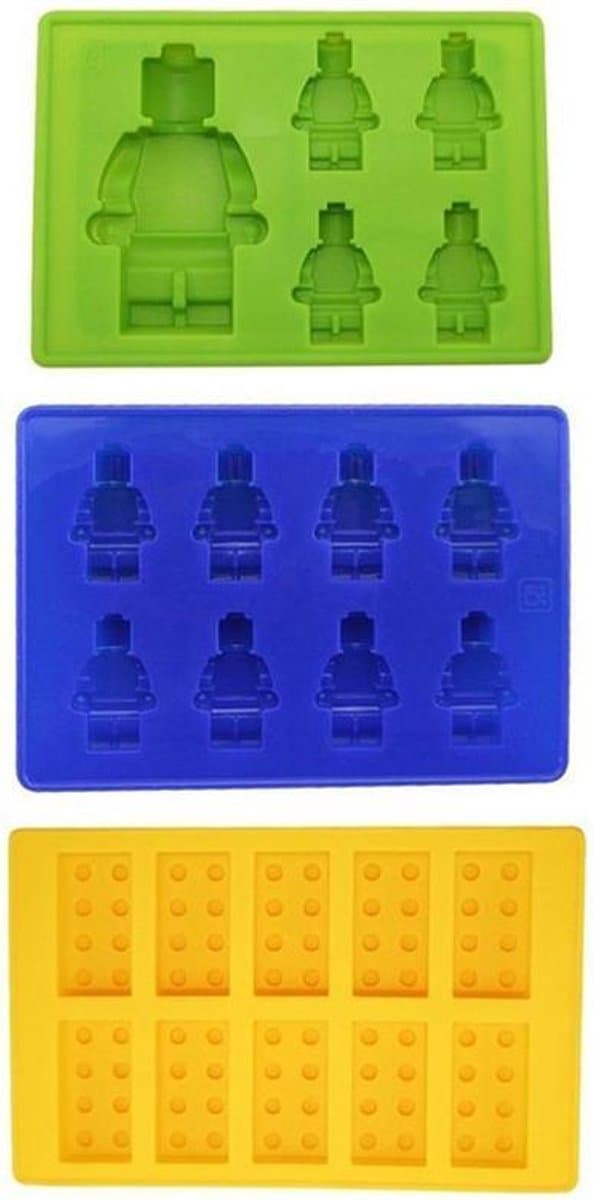 Tegel Robot Silikon Glassform Set 5 Delar yellow