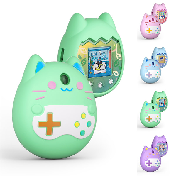 Mordely-kotelo yhteensopiva Tamagotchi Pix -virtuaalilemmikkipelit green