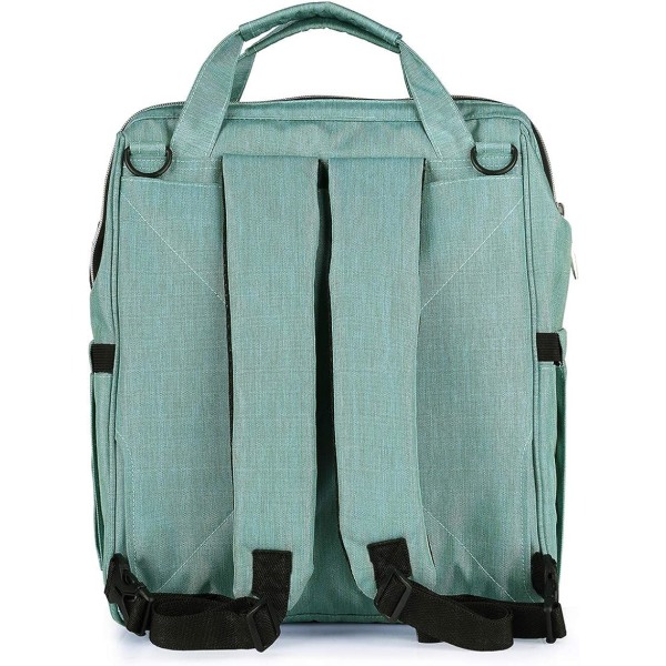 Multifunktionel skötväska med stor kapacitet, resevårdsryggsäck