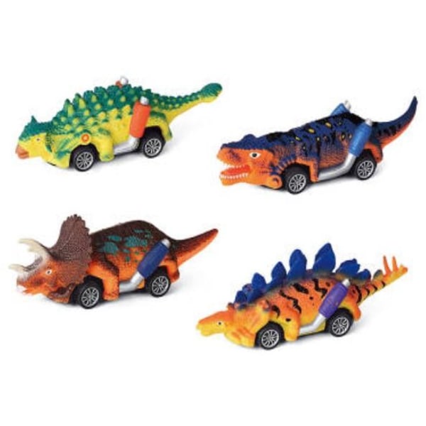 Dinosaurie bilar - 4-pakning 170