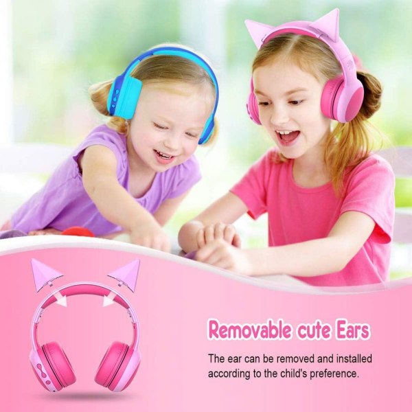 Barnehodetelefoner Bluetooth Barnehodetelefoner med 85dB volumbegrensning