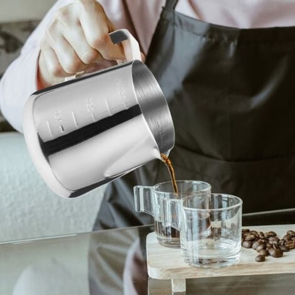 Lysfremstilling Hældkande 1000 ml Rustfrit Stål Smeltegryde Voksgryde Lysfremstilling Starter Sæt Drypfri Hældespids Beholder