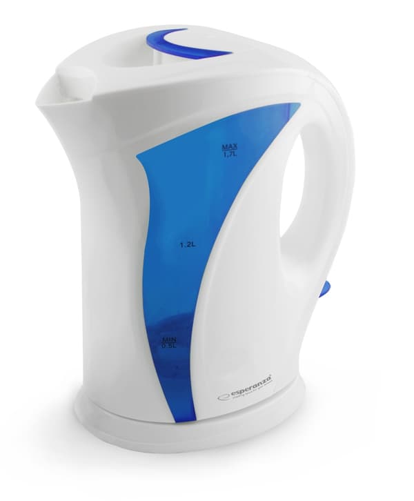Esperanza Elektrisk Vattenkokare Iguazu 1,7 L Vit/Blå-FF- 846