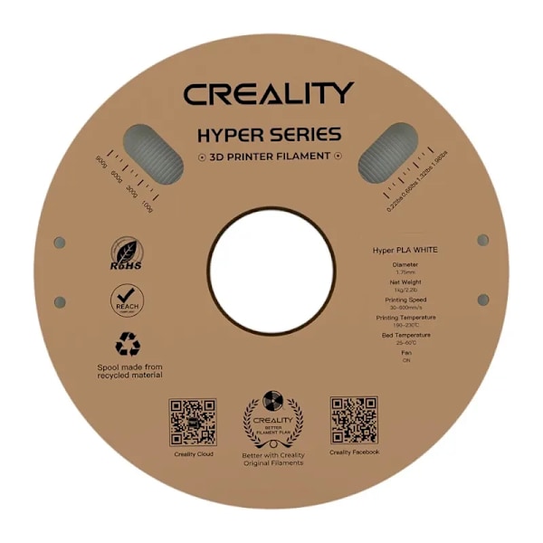 Hyper PLA Filamentti Creality (valkoinen)