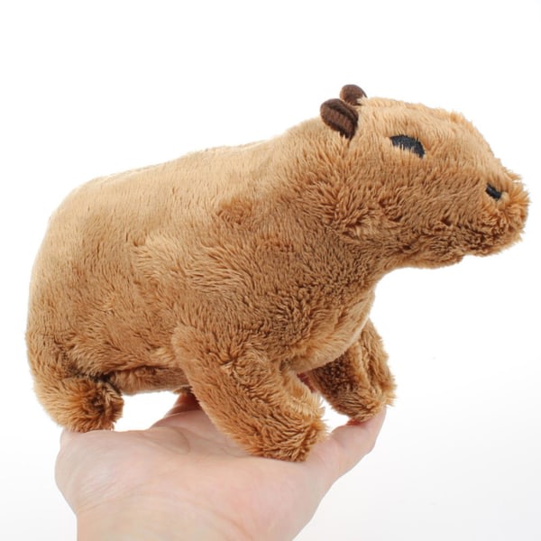 Capybara gnagare plyschleksak Söt tecknad djurdocka Supermjuk fylld leksak Fantastiska presenter till