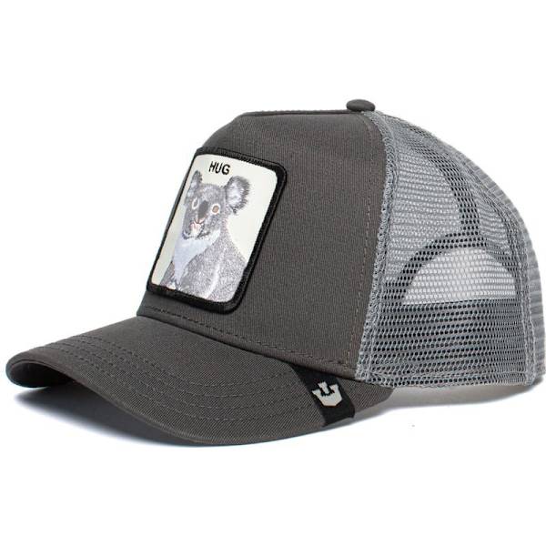 Trucker Cap with Embroidered Animal Design Koala