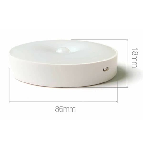 Trådløs Lampe med Bevegelsessensor - Oppladbart LED Hvit white