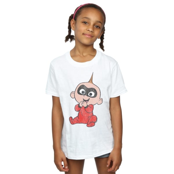 Disney Girls Incredibles 2 Jack Cotton T-paita 5-6 V Valkoinen 5-6 V