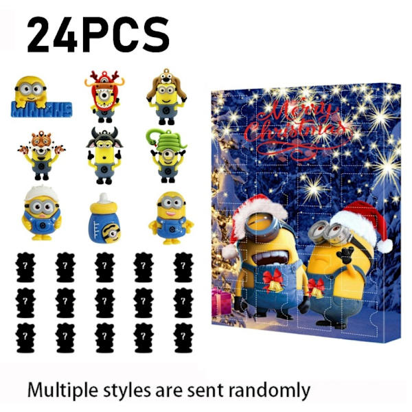 Julkalender med Minions-tema 2024 - Overraskelsesgave