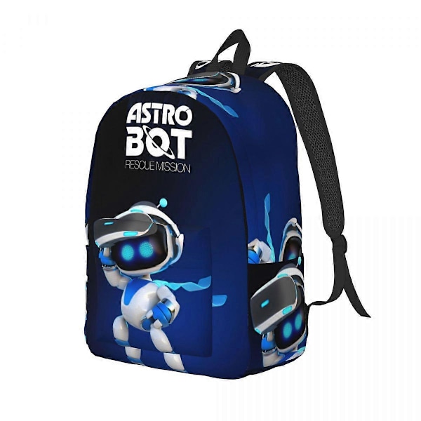 Astrobots Gaming Ryggsäck för Män och Kvinnor - Trendig Ryggsäck för Högstadiet, Vandring, Laptop, Axelväska, Present 13 M-XF8- M 13