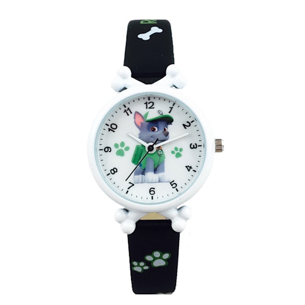 Paw Patrol Kvarts Analogt Armbåndsur Tegnefilm Armbånd Børn Dreng Pige Gave Black