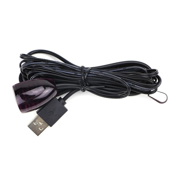 Infrapuna IR Kaukosäätimen Jatke Toistin Vastaanotin USB-sovitin Lähetin Soveltuu Kaukosäätimille 2m Valoilla