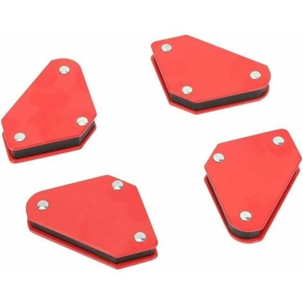 4-pack 9LB Svetsvinkel Magnetisk Locator Magnet Vinkelpil Svetsare Svetssvetsstativ Verktyg för stationär svetsning