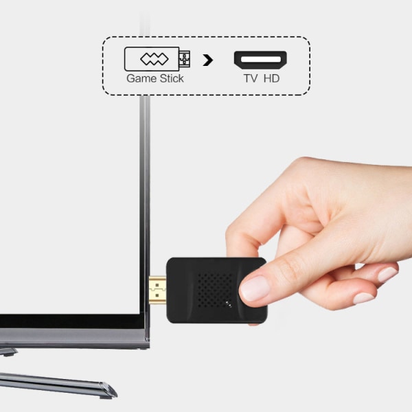 Teräväpiirto HDMI-pelikonsoli 620 peliä langattomat kaksoisohjaimet