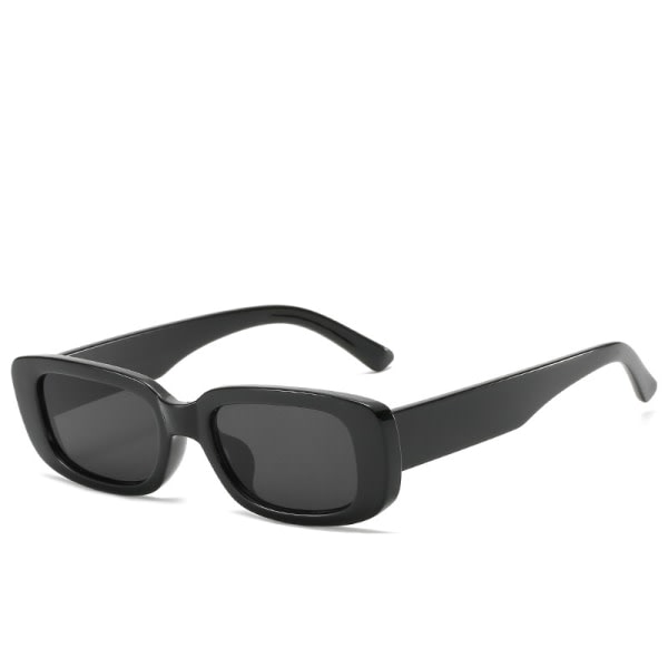 2 stk rektangulære solbriller til kvinder Vintage firkantede solbriller til mænd
