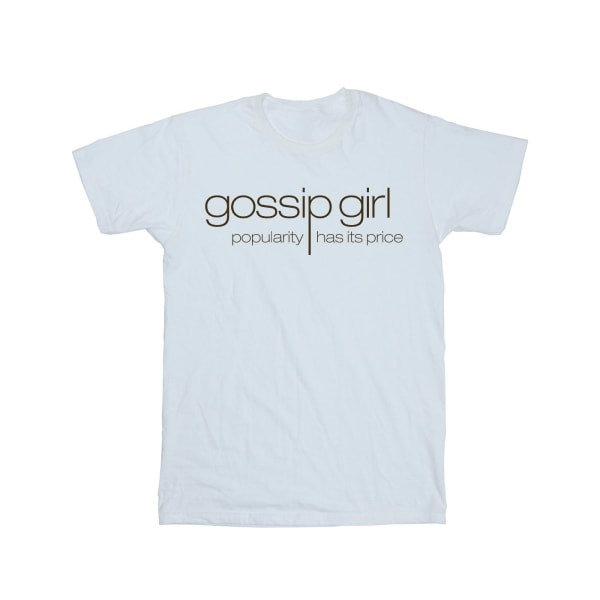 Gossip Girl Miesten klassinen logo T-paita 3XL Valkoinen 3XL