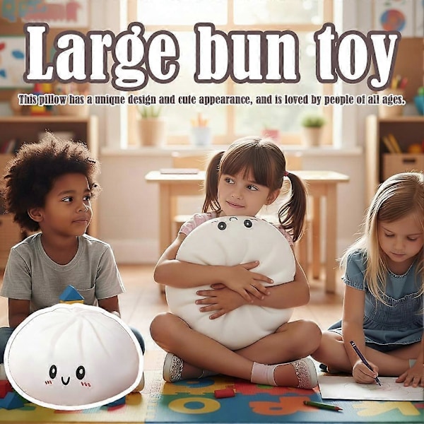 25 cm Giant Dumpling Jumbo Dumpling Toy Large Dumpling Plush Pillow-FF-