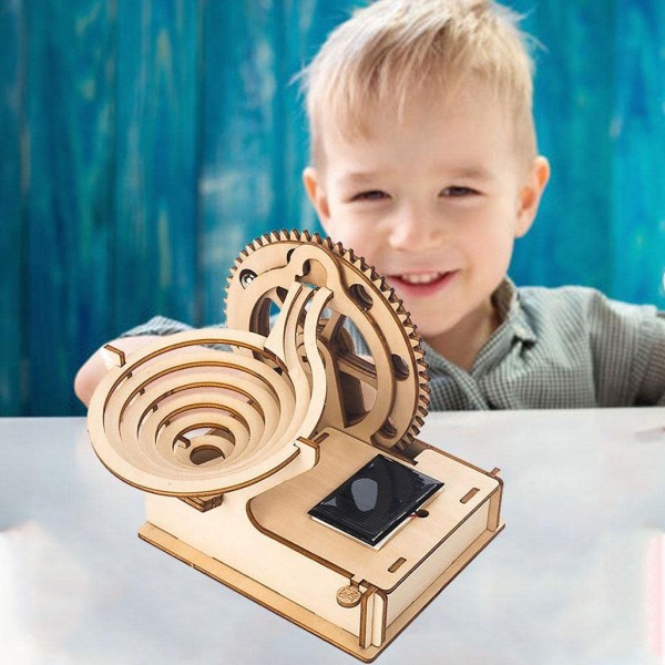 Handgjord utsökt 3D träpussel labyrintbollbana leksak för vuxna tonåringar Barn förälder och barn Tidspresent