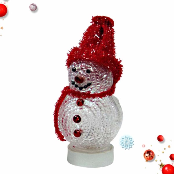 Christmas Snowman Night Light Dekoration USB Nightlight Mini